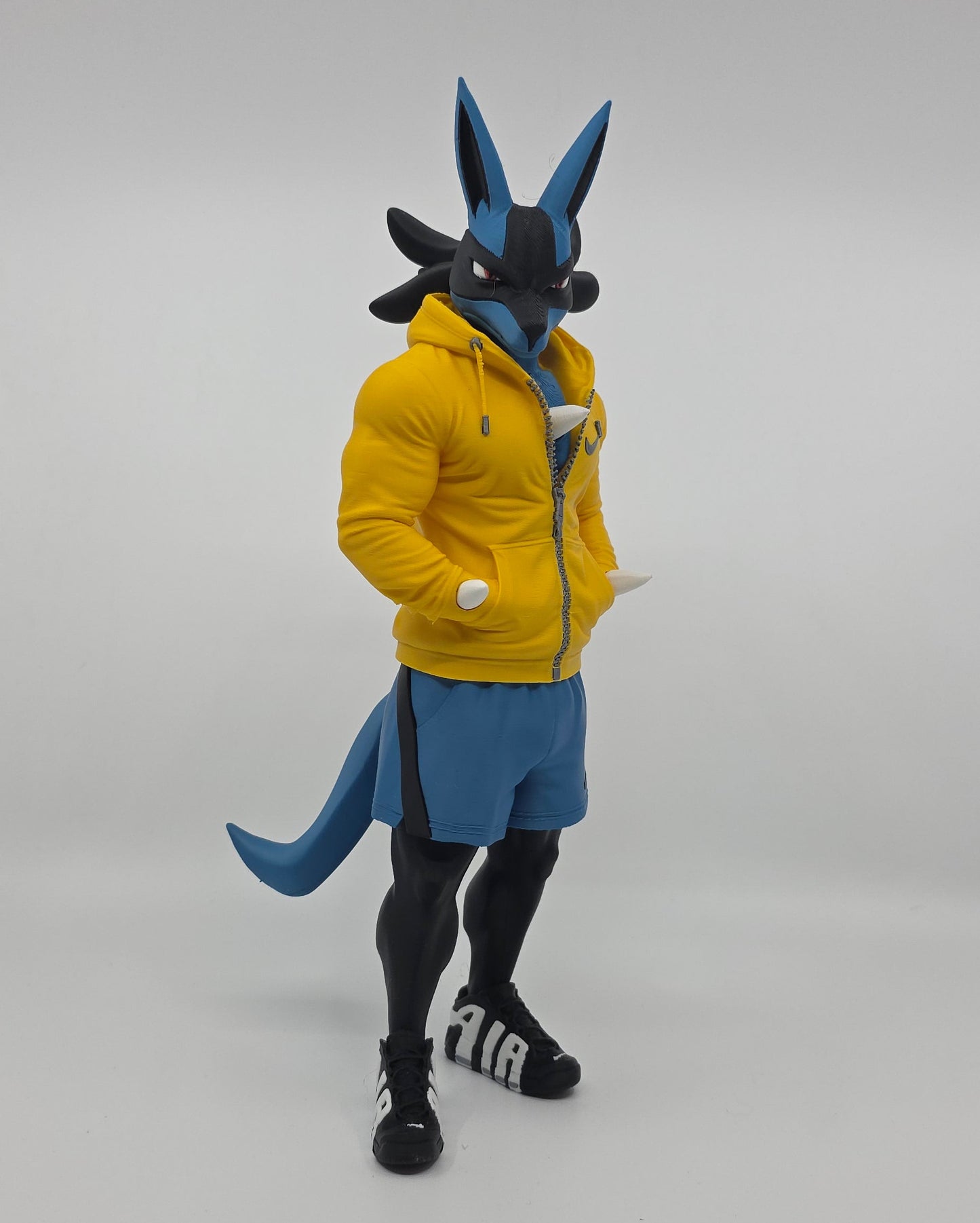 Lucario Urban Style | 3D Printed Statue