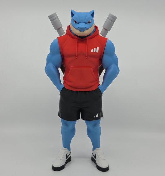 Blastoise Urban Style | 3D Printed Statue