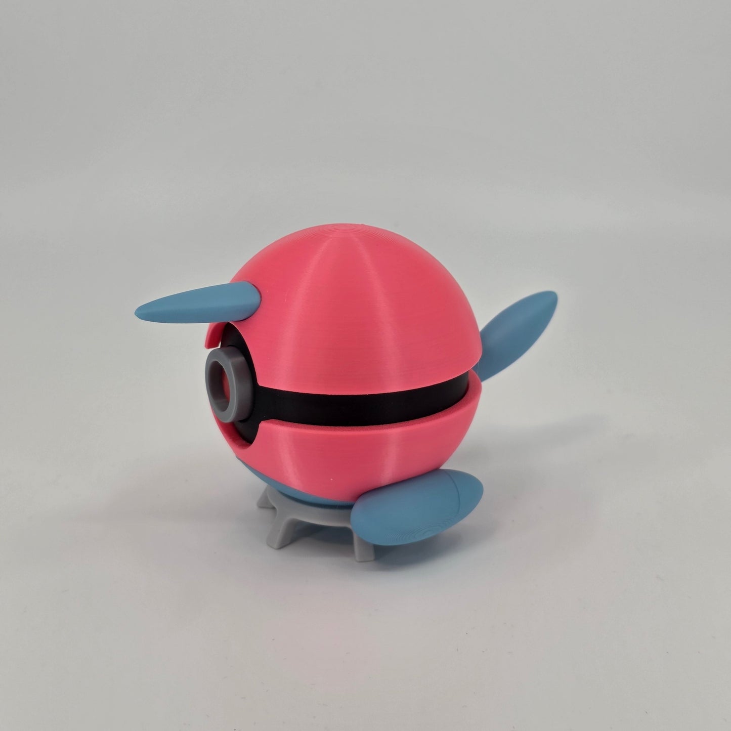 Porygon2 Poke Ball – Custom Themed 3D Printed Model | Durable PLA Display
