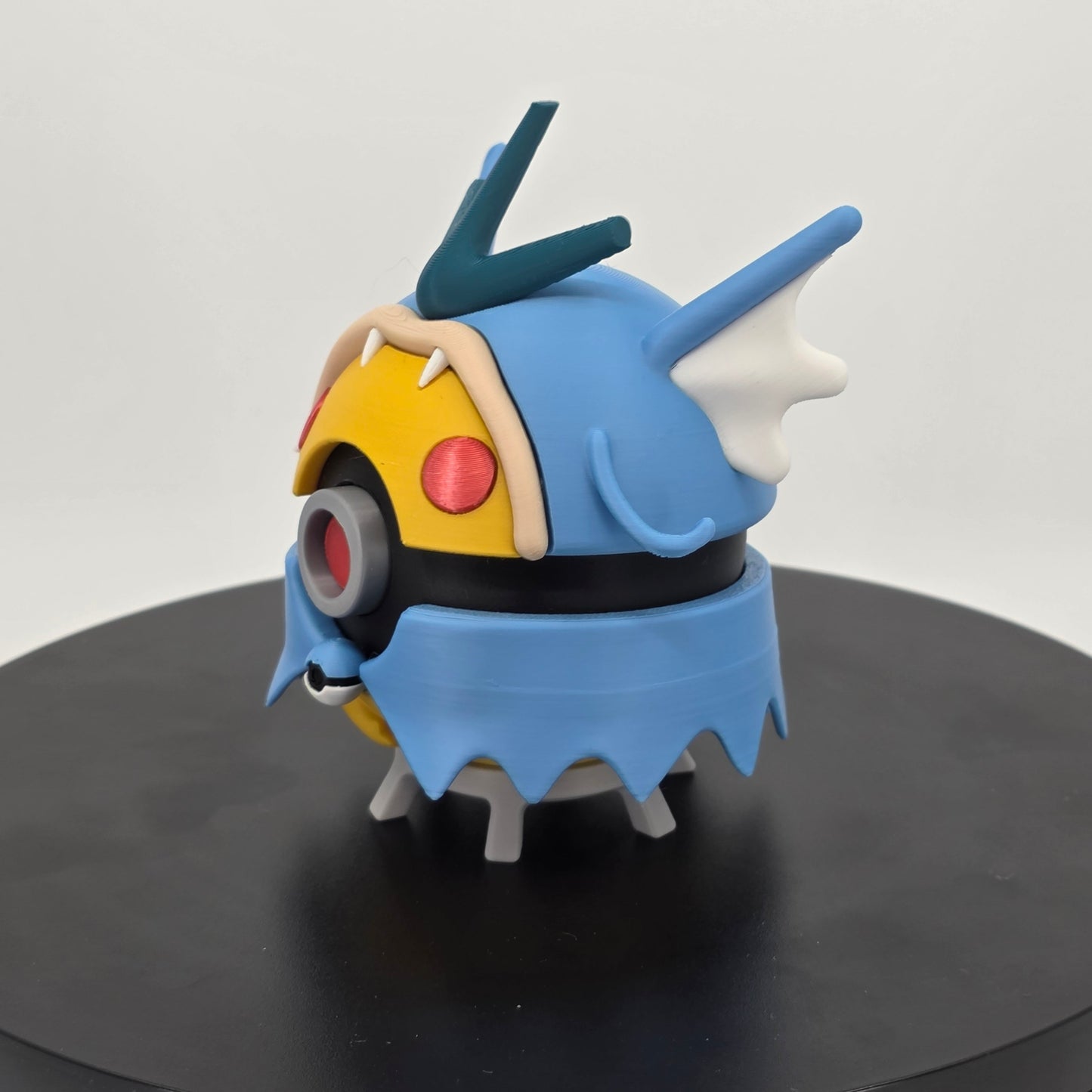 Pikachu Poncho Gyarados Poke Ball | 3D Printed Display Ball